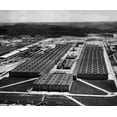 thumbnail image 1 of Aerial View Of The K25 Plant At The Oak Ridge Site Of The Manhattan Project. This Massive Building Housed The Compressors And Converters In Which Uranium Hexafluoride Was Subjected To Gaseous, 1 of 1