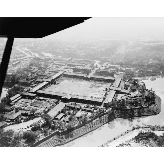 Aerial View Of The Imperial Palace Grounds In Tokyo History (24 x 18)