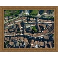 thumbnail image 1 of Aerial View of Stein am Rhein 36x28 Large Gold Ornate Wood Framed Canvas Art, 1 of 2