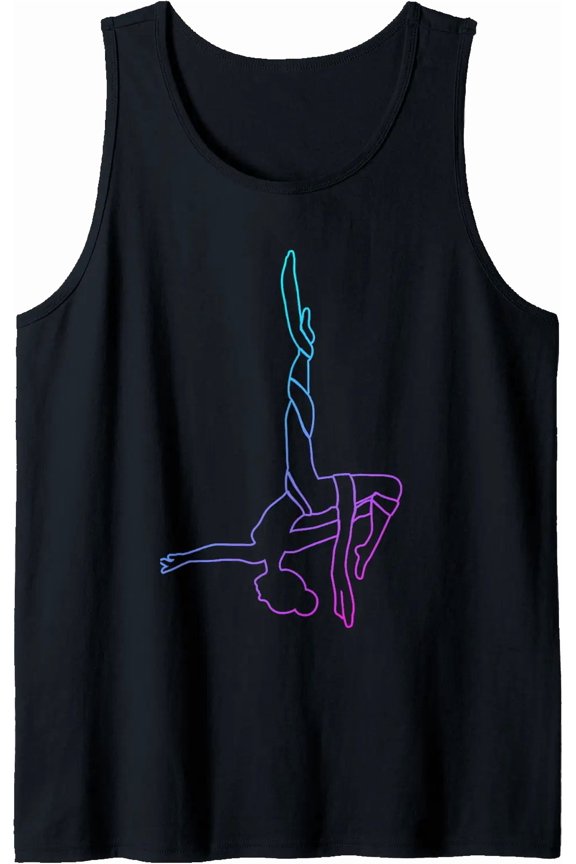 Aerial Yoga Aerialist Gymnastics Dancer Aerial Silks Tank Top Size S-3XL