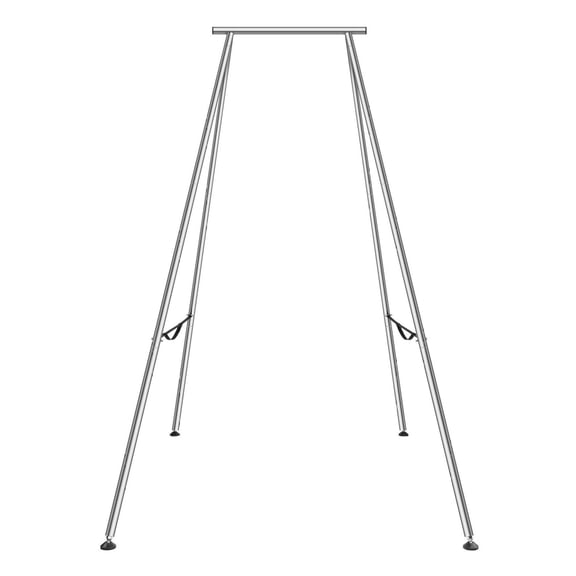 Aerial Yoga Frame - 9.67ft Stand, 551lbs Capacity - Chrome Steel Yoga Swing Rig for Indoor/Outdoor Inversion, Yoga Sling & Trapeze