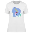 thumbnail image 1 of Aerial Yoga In Silk Ribbon. T-Shirt Women -Image by Shutterstock, Female 3X-Large, 1 of 2