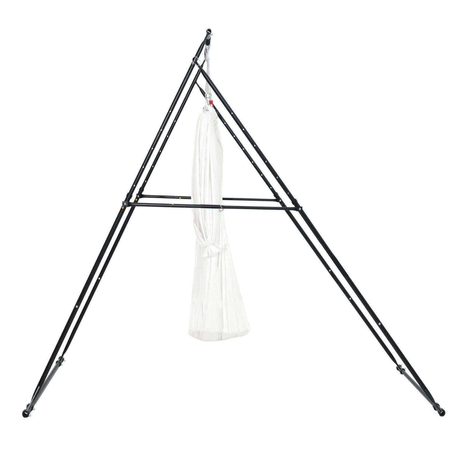 Eva Stand Aerial Yoga Stand with 440.9 lbs Capacity, Adjustable Aerial Silk Rig ...