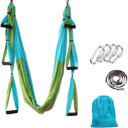 Aerial Yoga Swing Set Green Nylon Ultra Strong