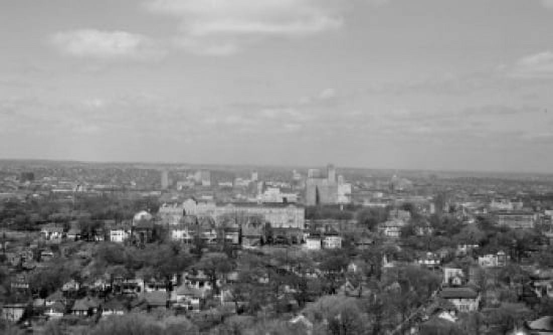 Aerial view of a city Birmingham Alabama USA Canvas Art - (24 x 36)