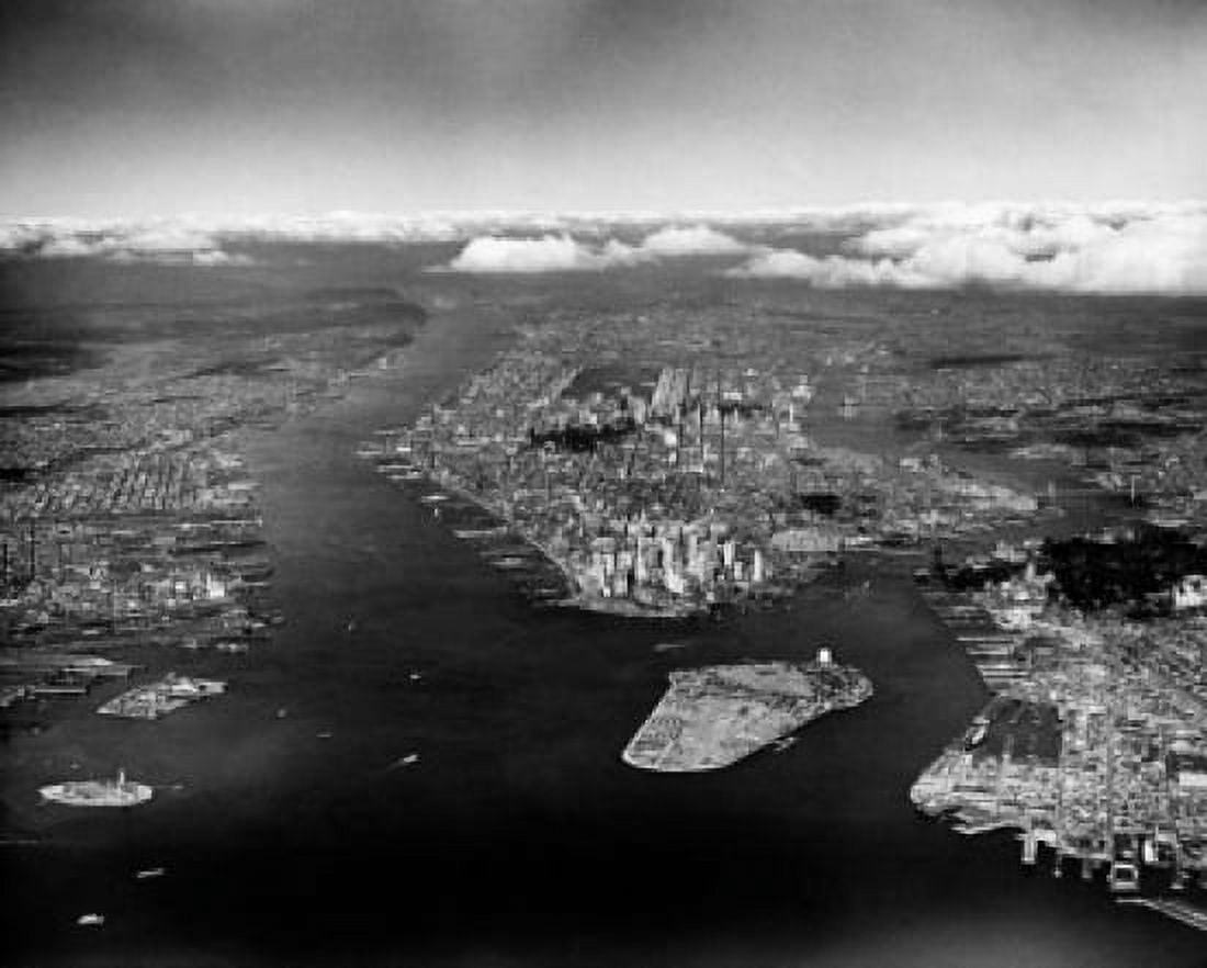 Aerial view of a city New York City New York State USA Canvas Art - (18 x 24)