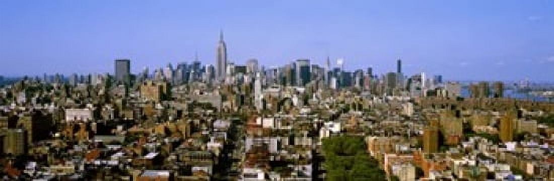 Aerial view of a city New York City New York State USA Canvas Art - Panoramic Images (18 x 6)