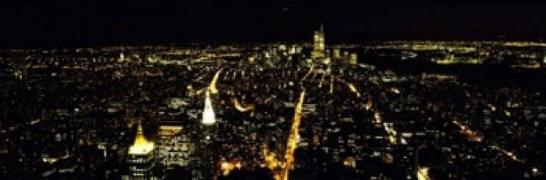 Aerial view of a city New York City New York State USA Canvas Art - Panoramic Images (18 x 6)