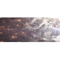 thumbnail image 1 of Aerial view of a planet ripped apart from the inside by the pressure of lava Poster Print (21 x 8), 1 of 1