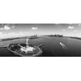 thumbnail image 1 of Aerial view of a statue, Statue of Liberty, New York City, New York State, USA Poster Print (15 x 6), 1 of 1