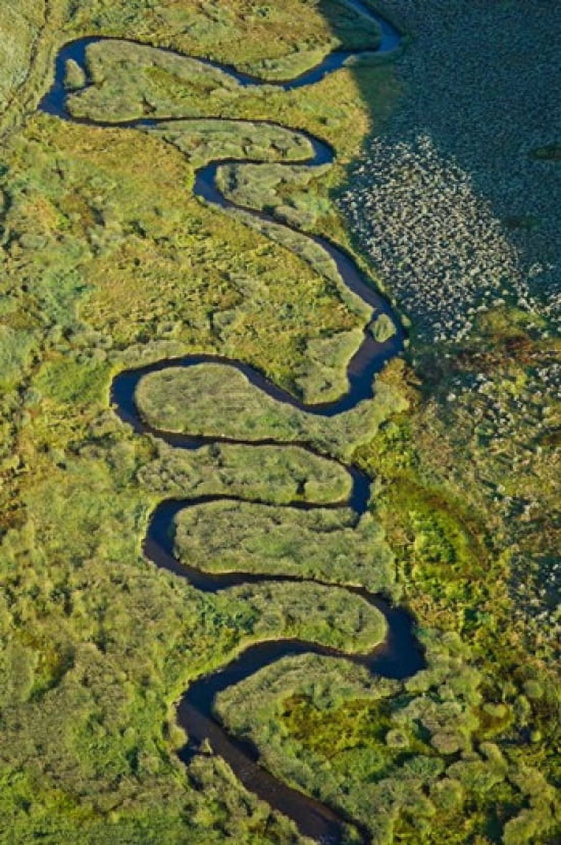 Aerial view of a stream Park City Utah USA Canvas Art - Panoramic Images (24 x 36)