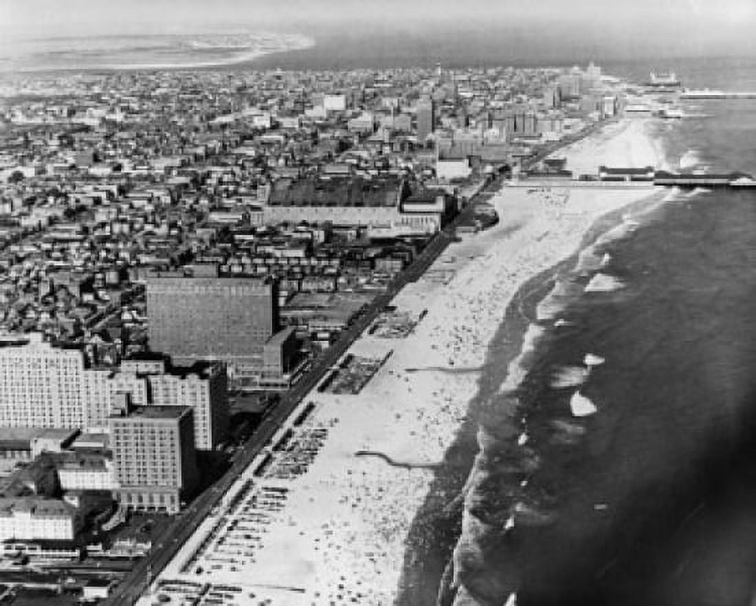 Aerial view of buildings in a city Atlantic City New Jersey USA Canvas Art - (18 x 24)