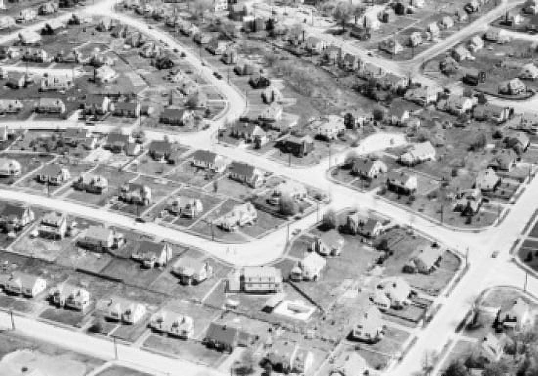Aerial view of buildings in a city Waltham Massachusetts USA Canvas Art - (18 x 24)