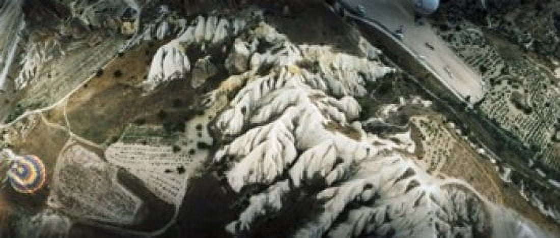 Aerial view of rock formations Cappadocia Central Anatolia Region Turkey Canvas Art - Panoramic Images (30 x 13)