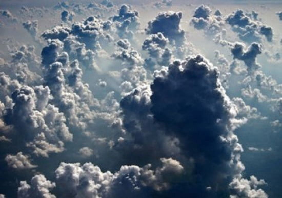Aerial view of the cloud formations Canvas Art - Panoramic Images (36 x 26)
