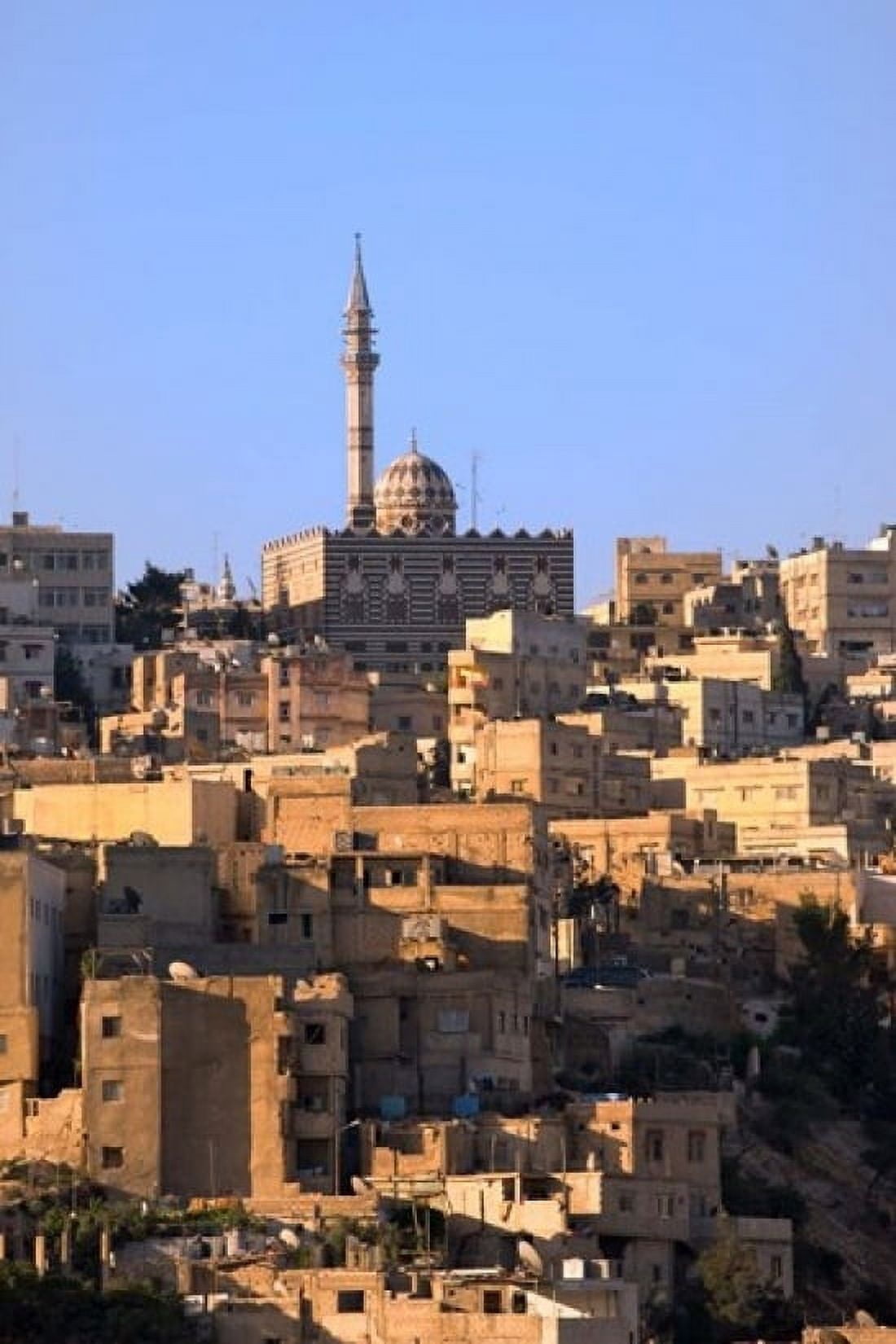 Aerial view of traditional houses in Amman Jordan Canvas Art - Keren Su DanitaDelimont (24 x 36)