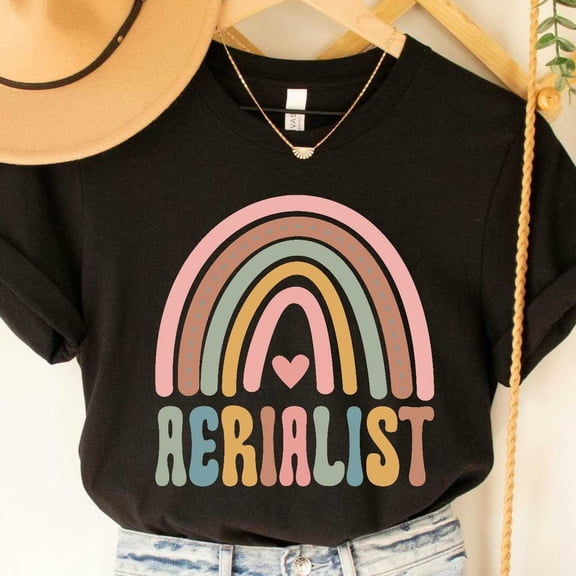 Aerialist Shirt Acrobat Lover Gift, Trapeze Shirt Aerialist Gift Acrobatic Dancer Shirt Aerial Fitness Unisex S-5XL Hot Trending Shirt, Vintage Birthday Gift