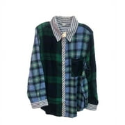 Aerie Womens Flannel Pajama Top Multi Shirt, S