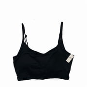 Aerie Womens Ribbed Scoop Bikini True Black Top, XL