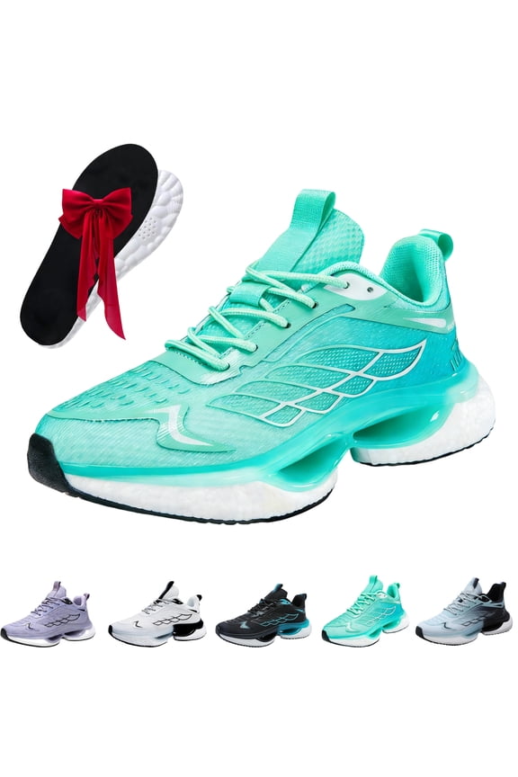 Aerion Shoes for Women Men, Womens Armadillo Sneakers Shoe, Hands Free and Supportive Walking Shoes, Lightweight Breathable Comfort Nurses Orthopedic Mesh Shoe