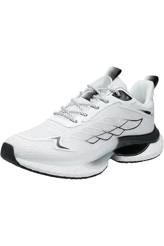 Aerion Sneakers for Men Women Wide Toe Box Supportive Comfort Walking Shoes with Arch Support,Lightweight Breathable Mesh Orthopedic Running Sneakers Cloud Cushion Non-Slip Sole Sport Shoes