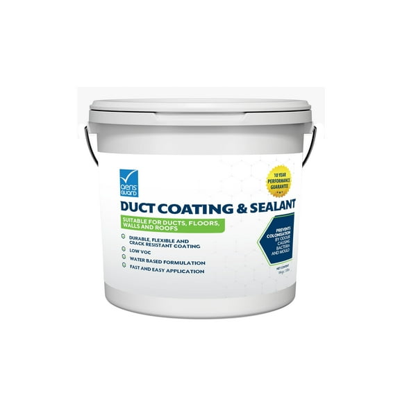 AerisGuard Duct Coating and Sealant, Water-Based, Low VOC, for Ducts, Floors, Walls and Roofs