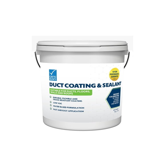 AerisGuard Duct Coating and Sealant, Water-Based, Low VOC treatment for Ducts, Fast reoccupancy of the facility