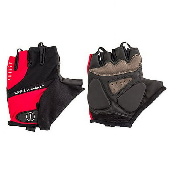 Aerius Gel Glove Red LG Unisex Fingerless