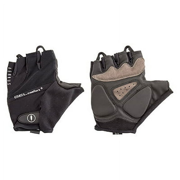 Aerius Gel Glove Black LG Unisex Fingerless