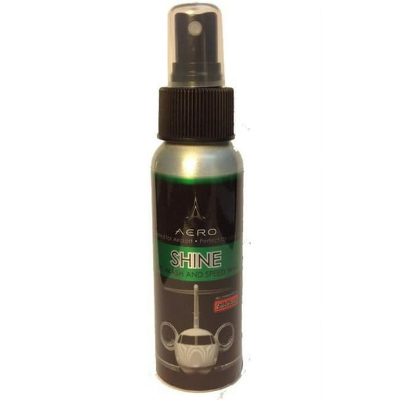 Aero 2.5 Oz. Shine Waterless Car Wash and Speed Wax- Mini Aluminum Bottle