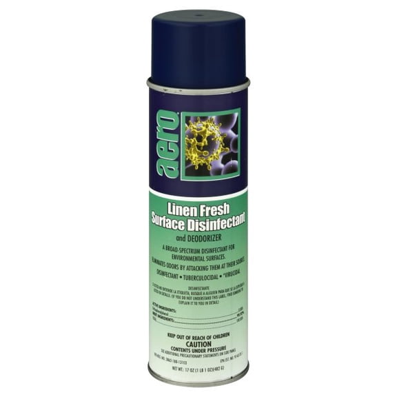 Aero 274213 17 oz Linen Fresh Surface Disinfectant - Pack of 12