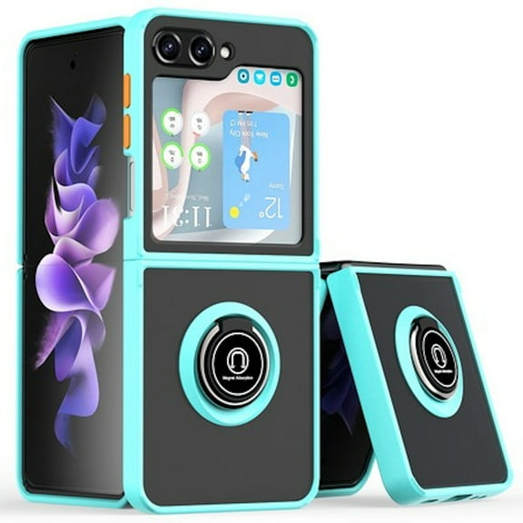 Aero Flex Ring Grip Case for Samsung Galaxy Z Flip 5 - Baby Blue