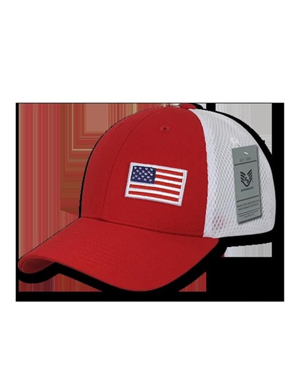 Aero Foam Flex Caps - USA - Red