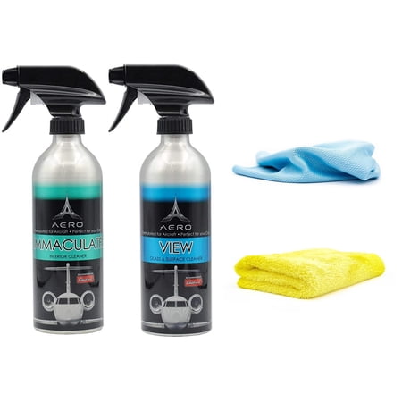 Aero Interior Car Detailing Kit/Bundle for Car/Auto Washing 16oz WITH TOWELS