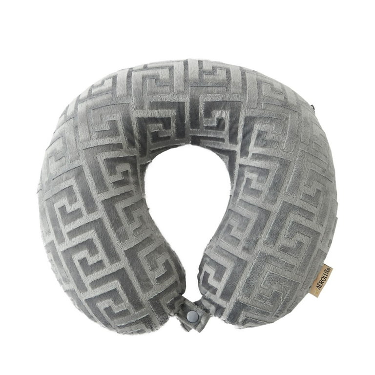 Aero Lux Bon Voyage Mink Memory Foam Travel Neck Pillow with