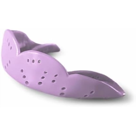 Aero Medium Mouthguard, Lucky Lavender - 1.6mm Thin - Custom-Molded Fit - Slim Design - Remoldable Up to 20 Times - for Team Sports - Non Toxic
