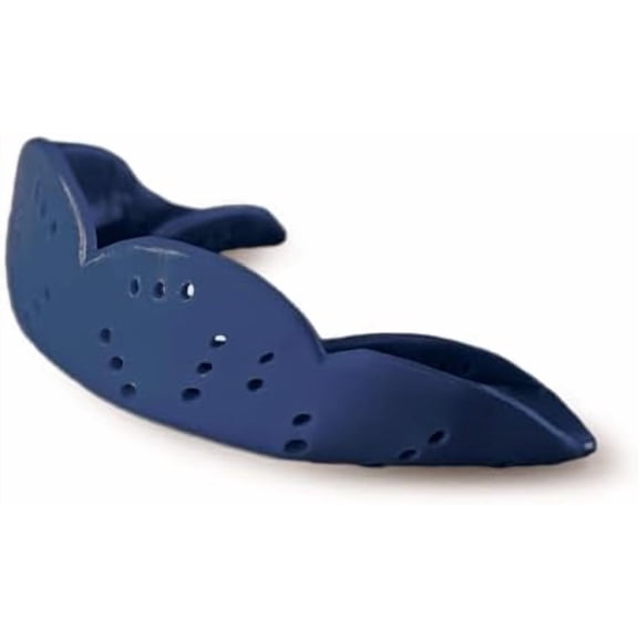 Aero Medium Mouthguard, Noble Navy - 1.6mm Thin - Custom-Molded Fit - Slim Design - Remoldable Up to 20 Times - for Team Sports - Non Toxic