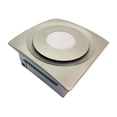 thumbnail image 1 of Aero Pure AP124H-SL SN 120 CFM Quiet Bathroom Fan with LED Light & Humidity Sensor - Satin Nickel, 1 of 5