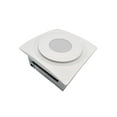 thumbnail image 1 of Aero Pure AP904-SL W 90 CFM Quiet Bathroom Fan with LED Light - White, 1 of 5