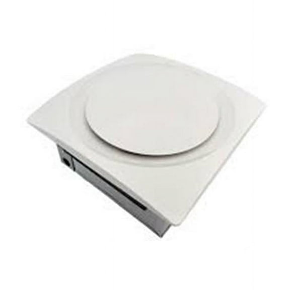 Aero Pure AP90H-S W ow Profile 90 CFM 0.3 Sones Slim Fit Bathroom Ceiling & Wall Fan with Integrated Humidity Sensor & Grille, White