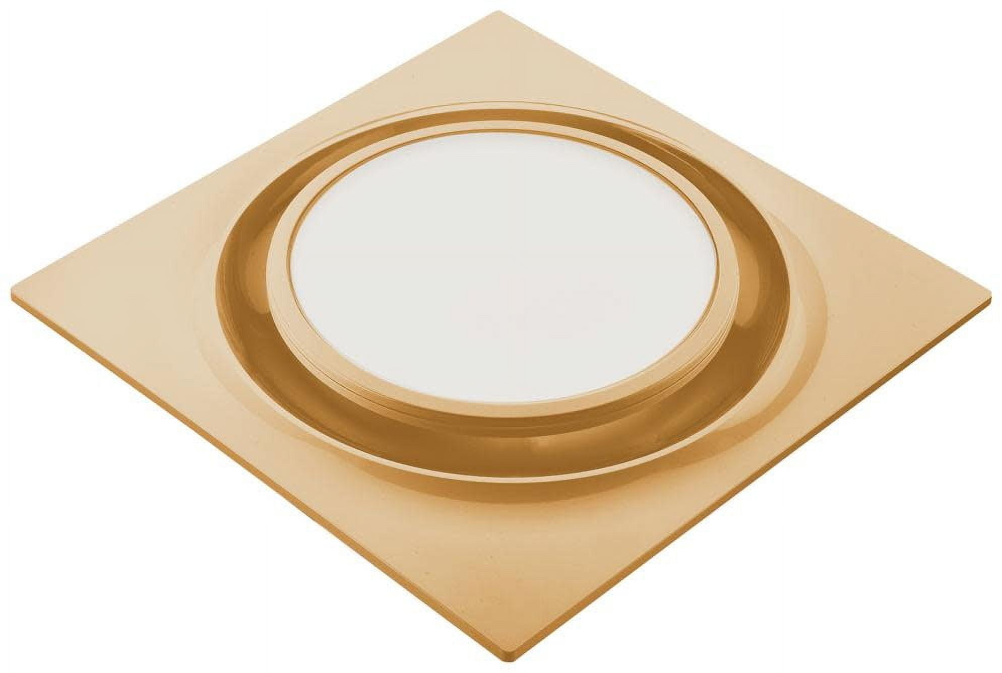 Gold Ceiling Mounted Quiet Exhaust Fan with LED Light