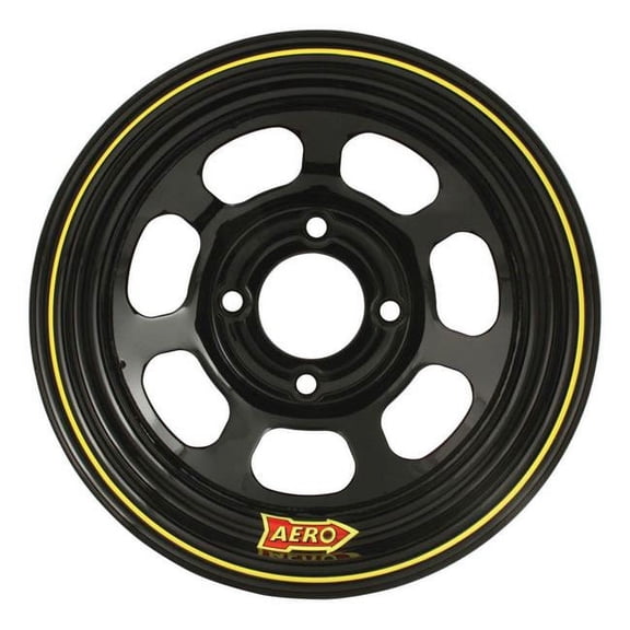 Aero Race Wheels 30-184230 30 Series Roll Formed Wheel - Black - 13 x 8 in. - 3 in. Offset - 4 x 4.25 in. Bolt Circle - 16 lbs