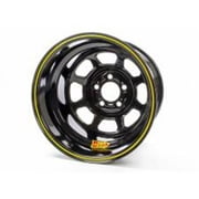 Aero Race Wheels 51-185010 15 x 8 in. 51 Series Spun Wheel, Black - 5 x 5 in. Bolt Circle