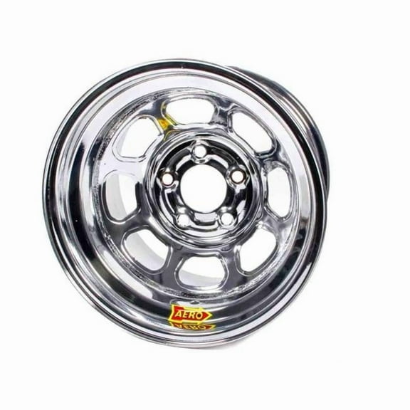 Aero Race Wheels 51-205030-RF 51-Series Spun Formed Wheel - Chrome - 15 x 10 in. - 3 in. Backspace - 5 x 5 in. Bolt Pattern