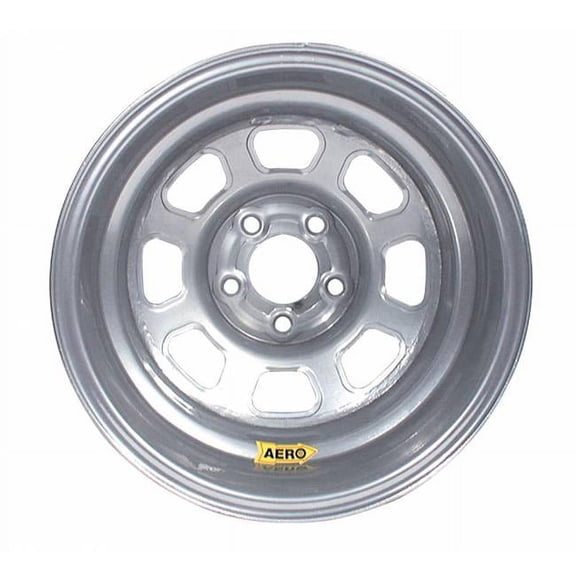 Aero Race Wheels 58-004730 58-Series Rolled Wheel - Silver - 15 x 10 in. - 5 x 4.75 in. Bolt Circle - 3 in. Back Spacing - 21 lbs