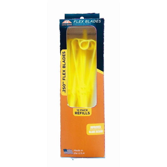 Aero-Flex 250" Flex Blade 12 ct by Aero-Flex weed whacker replacement line blades