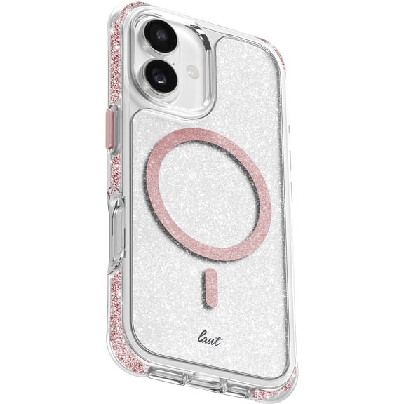 LAUT Aero Sparkle for iPhone 17 - Crystal Pink