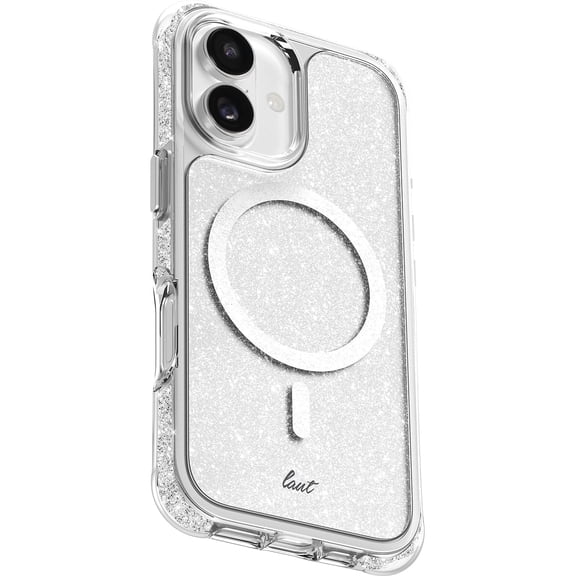 LAUT Aero Sparkle for iPhone 17 - Crystal Silver