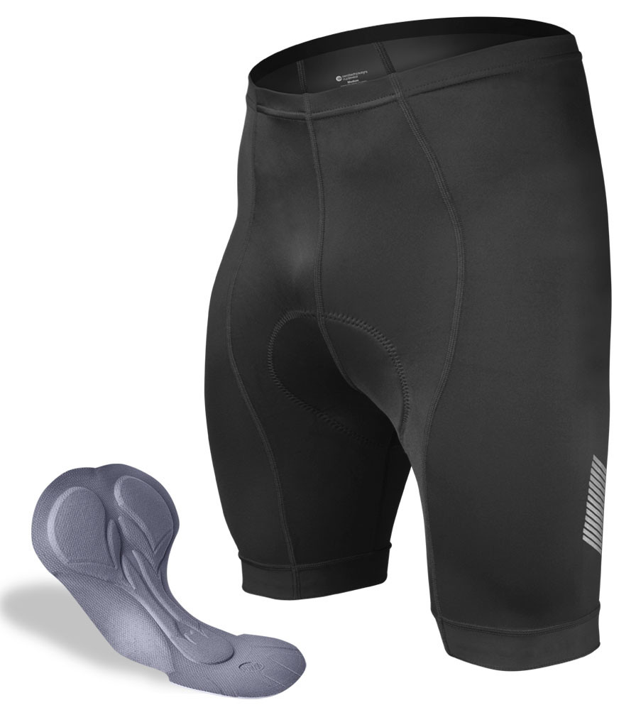 Aero tech men's gel padded touring shorts w innovative mesh pockets sale