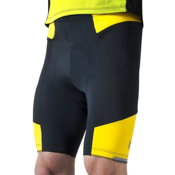 Aero Tech Men's Gel Touring USA Padded Shorts w Innovative Mesh Pockets